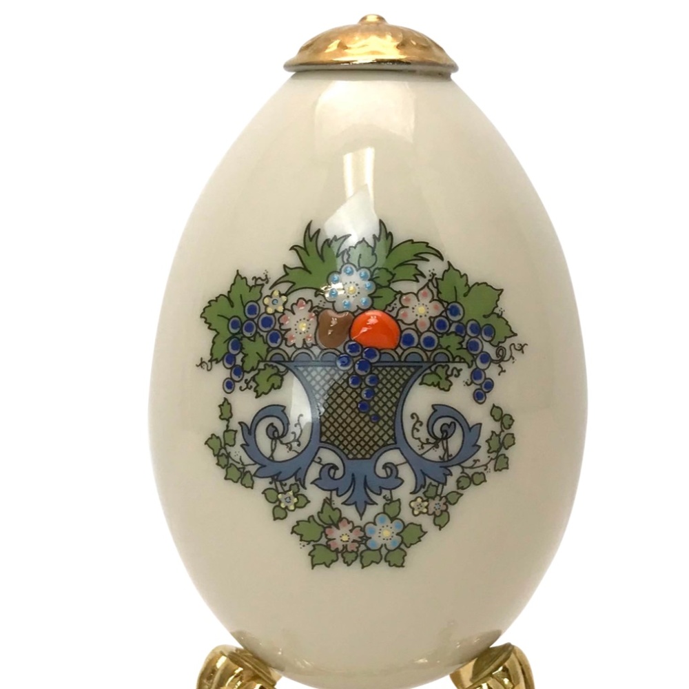 Lenox "Autumn"  Egg with Stand China Treasures Collection - Vintage